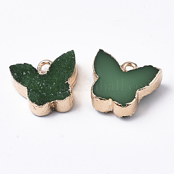 Druzy Resin Pendants&nbsp;LS-RESI-R428-017A