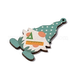 Printed Wood Pendants&nbsp;WOOD-B009-02B