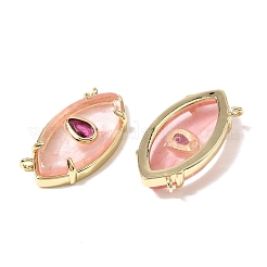 Cherry Quartz Glass Pendants&nbsp;KK-C255-22G-04