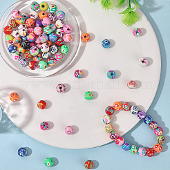 Handmade Polymer Clay Beads&nbsp;CLAY-PA0001-08B