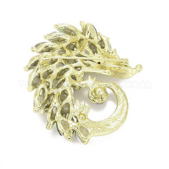 Rhinestone Hedgehog Badge&nbsp;JEWB-E013-02G-03