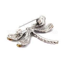 Retro Insect Alloy Colorful Rhinestone Brooches&nbsp;JEWB-I034-31AS