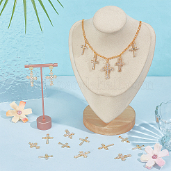 42Pcs 7 Styles Alloy Rhinestone Pendants&nbsp;FIND-PH0028-49
