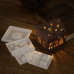 Christmas Heart House DIY Candle Silicone Molds&nbsp;PW-WGADDB1-01