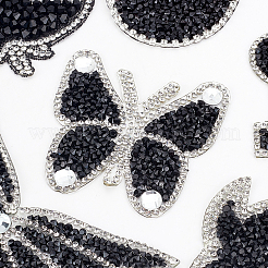 6Pcs 6 Style Glitter Hotfix Rhinestone&nbsp;DIY-FG0002-33