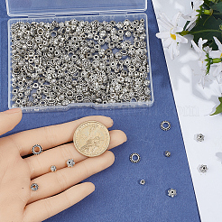 450Pcs 9 Styles Tibetan Style Spacer Beads&nbsp;FIND-BM0001-33
