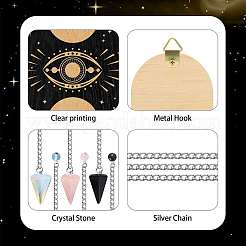 1 Set Hanging Wooden Display Shelf&nbsp;DIY-CP0008-65A