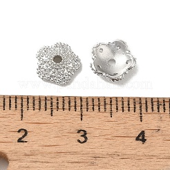 Rack Plating Brass Beads Caps&nbsp;KK-B088-04B-P