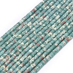 Dyed Synthetic Imperial Jasper Beads Strands&nbsp;G-P575-B09-4x2mm-03