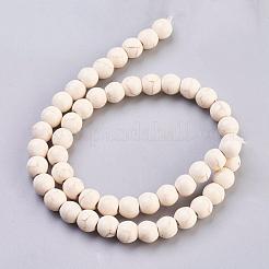 Synthetic Magnesite Beads Strands&nbsp;TURQ-8D-011