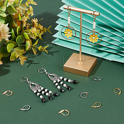 100Pcs 2 Colors 304 Stainless Steel Leverback Earring Findings&nbsp;STAS-BBC0001-56