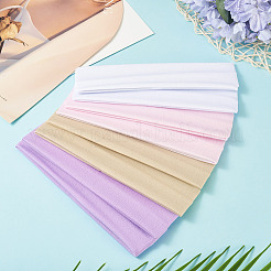 8Pcs 4 Colors Milk Silk Cloth Hair Bands&nbsp;OHAR-TAD0001-01C