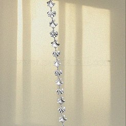 Brass Micro Pave Clear Cubic Zirconia Link Chain Bracelets for Women&nbsp;WG3120E-01