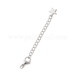 3Pcs 304 Stainless Steel Chain Extenders&nbsp;FIND-JF00178