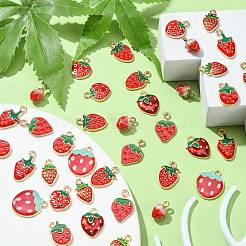 45Pcs 9 Styles Alloy Enamel Charms&nbsp;ENAM-CJ0003-97