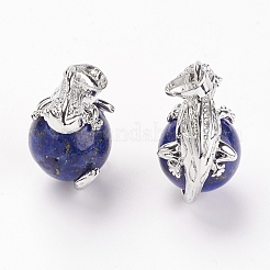 Natural Lapis Lazuli Pendants&nbsp;G-G713-I08