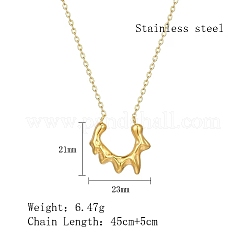304 Stainless Steel Sun Pendant Necklace with Cable Chains&nbsp;LV0006-1