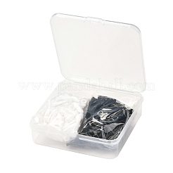 300Pcs 2 Colors Plastic Stopper&nbsp;TOOL-OC0001-36