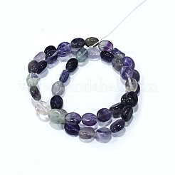 Natural Fluorite Beads Strands&nbsp;G-M420-D05-01