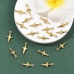 SHEGRACE Brass Star Charms&nbsp;XGR0167G-104G