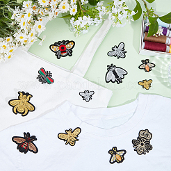 24Pcs 12 Styles Polyester Clothing Patches&nbsp;DIY-CY0003-74