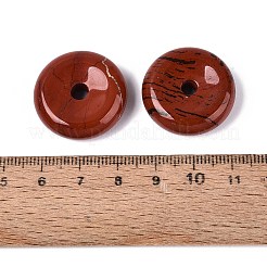 Natural Red Jasper Pendants&nbsp;G-Q601-30B-08