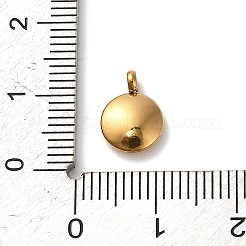 304 Stainless Steel Black Enamel Charms&nbsp;LS-STAS-R009-02G-10