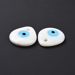 Handmade Lampwork Evil Eye Pendants&nbsp;LAMP-E106-01B