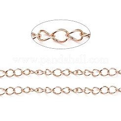Ion Plating(IP) 304 Stainless Steel Curb Chain&nbsp;CHS-H031-05RG