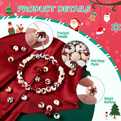 100Pcs Natural Wooden Beads&nbsp;WOOD-CD0001-22