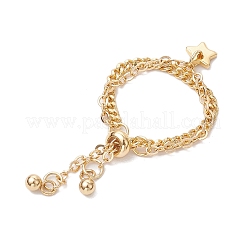 Adjustable Brass Multi-strands Finger Rings&nbsp;RJEW-JR00864