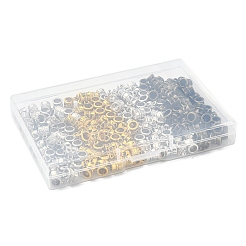 200Pcs 4 Colors Tibetan Style Alloy Tube Bails&nbsp;TIBE-FS0001-09