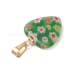 Handmade Millefiori Glass Pendants&nbsp;PALLOY-JF05133