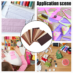 7Pcs Cotton Pure Color Fabric&nbsp;AJEW-WH0481-631D