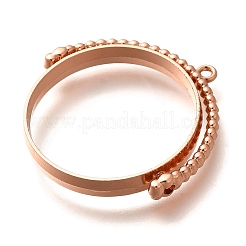 Alloy Open Back Bezel Pendants&nbsp;PALLOY-I223-01RG