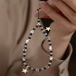 1Pc Polymer Clay & Alloy Mobile Straps&nbsp;AJEW-LP0005-52C