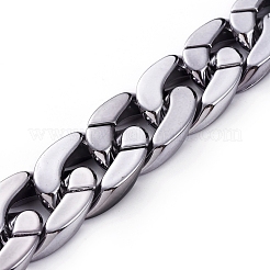 Handmade Plastic Curb Chains&nbsp;AJEW-JB00525-01