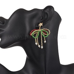 Glass Stud Earrings&nbsp;EJEW-MZ00625