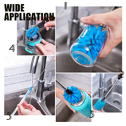 Nylon Bottle Cleaning Brush Set&nbsp;AJEW-WH0162-33