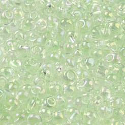 6/0 Inside Colours Fringe Glass Seed Beads&nbsp;SEED-A034-03E