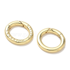 Brass Spring Gate Rings&nbsp;KK-E796-11G