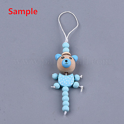 Printed Wood Multi-Strand Links&nbsp;WOOD-T019-20A