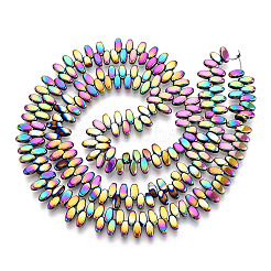 Electroplated Synthetic Non-magnetic Hematite Beads Strands&nbsp;G-T139-65A