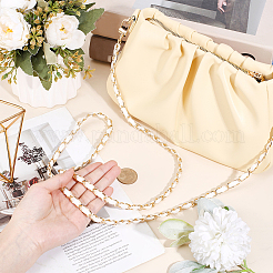 1Pc Imitation Leather & Aluminum Chain Bag Handles&nbsp;AJEW-CL0001-27A