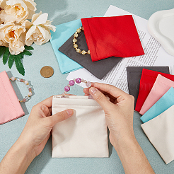 20Pcs 10 Style Square Mini Velvet Multipurpose Shrapnel Makeup Bags&nbsp;ABAG-DC0001-02