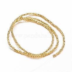 Non-magnetic Synthetic Hematite Beads Strands&nbsp;G-P218-26-G