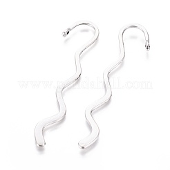 Tibetan Style Alloy Wavy Bookmarks&nbsp;LF10068Y-NF