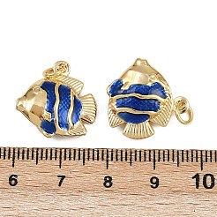 Brass Enamel Fish Pendants&nbsp;LS-KK-I377-05G-A01