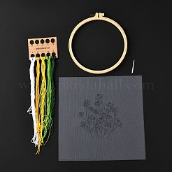 DIY Transparent Fabric Embroidery Kits&nbsp;DIY-K032-77