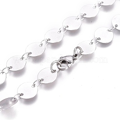 Non-Tarnish 304 Stainless Steel Link Chains Necklaces&nbsp;NJEW-I238-14A-P